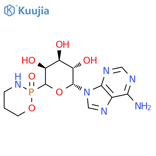 9H-Purin-6-amine,9-[5-O-(tetrahydro-2-oxido-2H-1,3,2-oxazaphosphorin-2-yl)-b-D-arabinofuranosyl]-, (R)- (9CI) structure