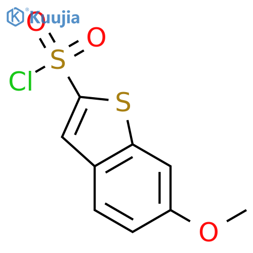 Benzo[b]thiophene-2-sulfonyl chloride, 6-methoxy- structure