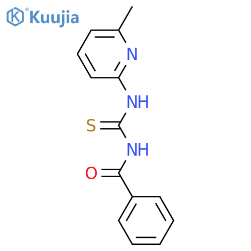 N-((6-Methylpyridin-2-yl)carbamothioyl)benzamide structure