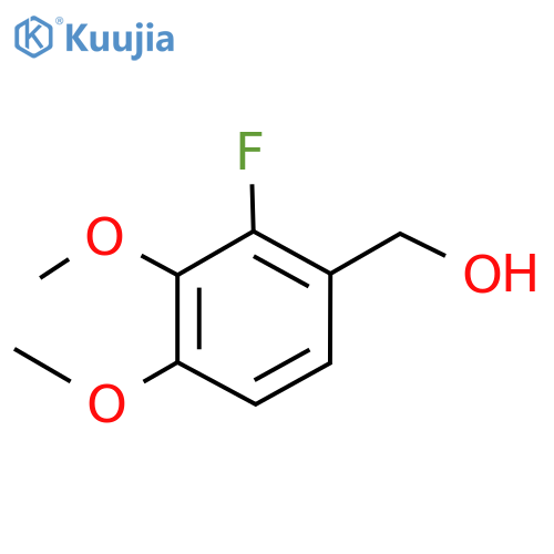 2-Fluoro-3,4-dimethoxybenzyl alcohol structure