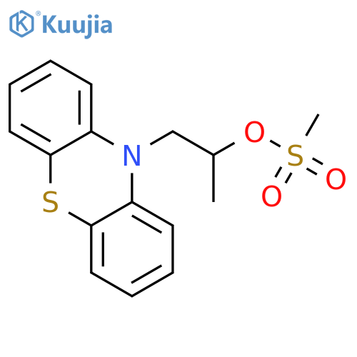 1-Phenothiazin-10-ylpropan-2-yl methanesulfonate structure