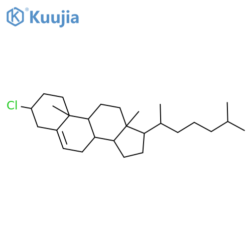 (3s,8s,9s,10r,13r,14s,17r)-3-chloro-10,13-dimethyl-17-[(2r)-6-methylheptan-2-yl]-2,3,4,7,8,9,11,12,14,15,16,17-dodecahydro-1h-cyclopenta[a]phenanthrene structure