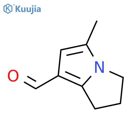 1H-Pyrrolizine-7-carboxaldehyde,2,3-dihydro-5-methyl- structure