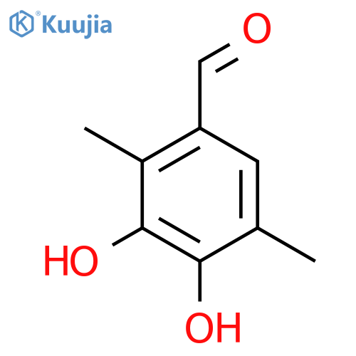 Benzaldehyde, 3,4-dihydroxy-2,5-dimethyl- structure