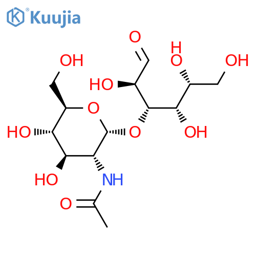 3-O-(2-Acetamido-2-deoxy-a-D-glucopyranosyl)-D-galactose structure