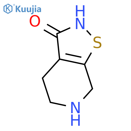 4H,5H,6H,7H-1,2thiazolo5,4-cpyridin-3-ol structure