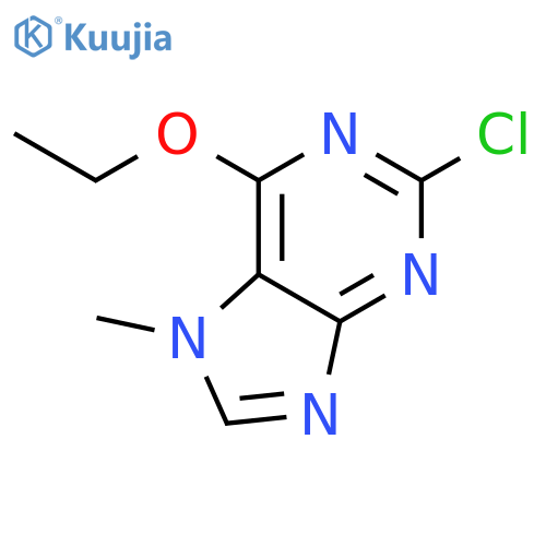 2-chloro-6-ethoxy-7-methyl-7H-Purine structure