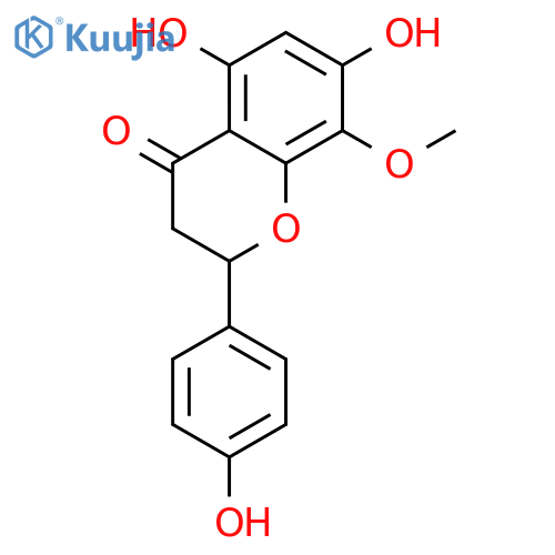 5,7,4'-Trihydroxy-8-methoxyflavanone structure