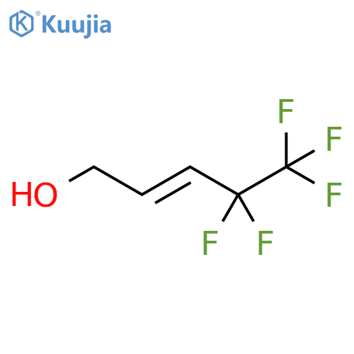 4,4,5,5,5-pentafluoropent-2-en-1-ol structure