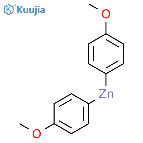 Zinc, bis(4-methoxyphenyl)- structure