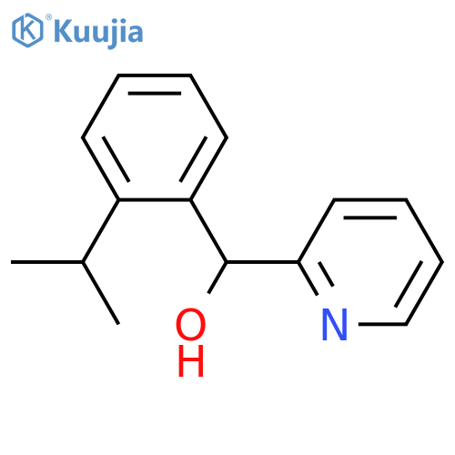 (2-propan-2-ylphenyl)-pyridin-2-ylmethanol structure