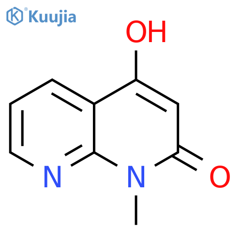 4-hydroxy-1-methyl-1,8-Naphthyridin-2(1H)-one structure
