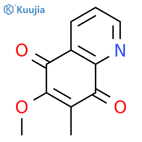 5,8-Quinolinedione, 6-methoxy-7-methyl- structure