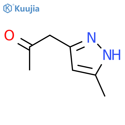 1-(5-methyl-1H-pyrazol-3-yl)propan-2-one structure