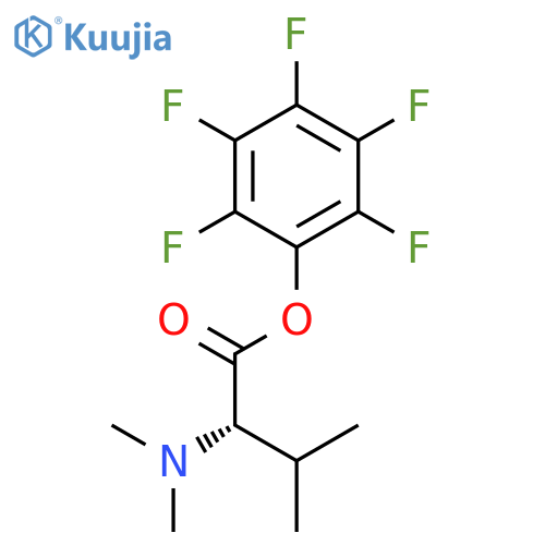 L-Valine, N,N-dimethyl-, pentafluorophenyl ester structure