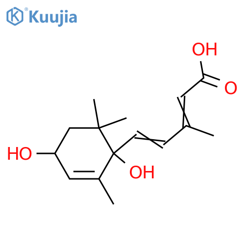 Abscisic acid; (6S,7E,9Z)-form, 3α-Alcohol structure