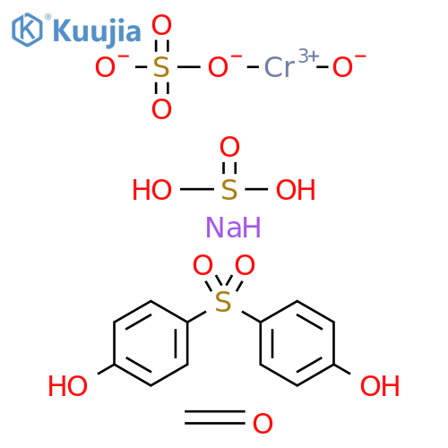 Sulfurous acid, monosodium salt, reaction products with chromium hydroxide sulfate (Cr(OH)(SO4)), formaldehyde and 4,4'-sulfonylbis[phenol] structure
