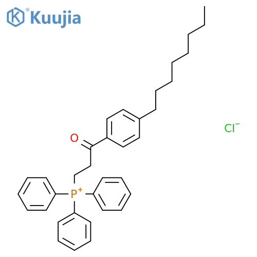 Phosphonium, [3-(4-octylphenyl)-3-oxopropyl]triphenyl-, chloride structure