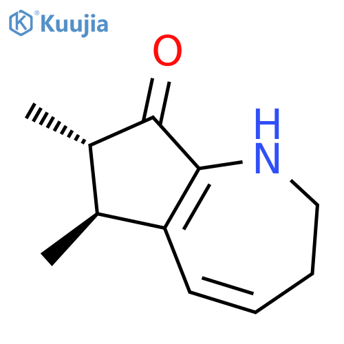 Cyclopent[b]azepin-8(1H)-one, 2,3,6,7-tetrahydro-6,7-dimethyl-, trans- structure