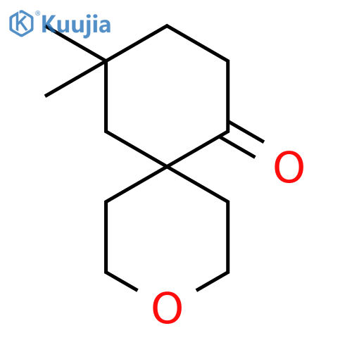 3-Oxaspiro[5.5]undecan-7-one, 10,10-dimethyl- structure