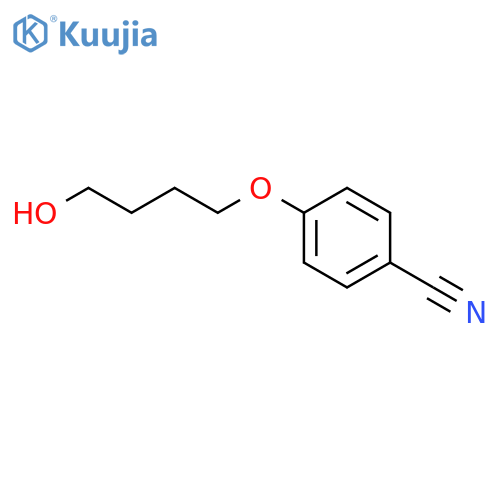 4-(4-hydroxybutoxy)benzonitrile structure