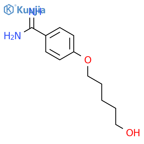 5-(4-Amidinophenoxy)-1-pentanol structure