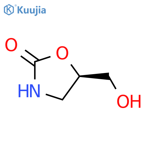 (5R)-5-(hydroxymethyl)-1,3-oxazolidin-2-one structure