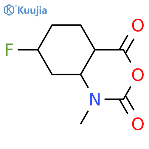 7-fluoro-1-methyl-2,4-dihydro-1H-3,1-benzoxazine-2,4-dione structure