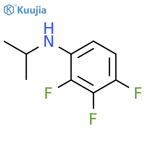 2,3,4-trifluoro-N-(propan-2-yl)aniline structure