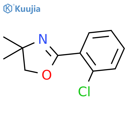 Oxazole, 2-(2-chlorophenyl)-4,5-dihydro-4,4-dimethyl- structure