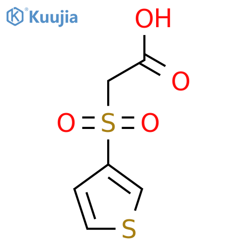 2-(Thiophen-3-ylsulfonyl)acetic acid structure