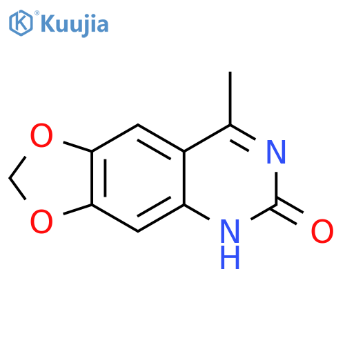 1,3-Dioxolo[4,5-g]quinazolin-6(5H)-one, 8-methyl- structure