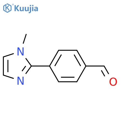 4-(1-methyl-1H-imidazol-2-yl)-Benzaldehyde structure