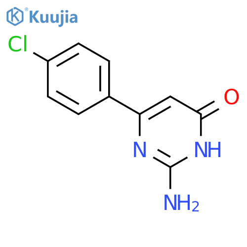 2-Amino-6-(4-chlorophenyl)pyrimidin-4(3H)-one structure