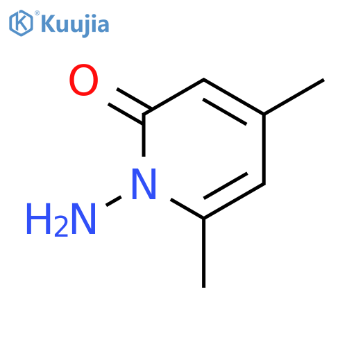 1-Amino-4,6-dimethylpyridin-2(1H)-one structure
