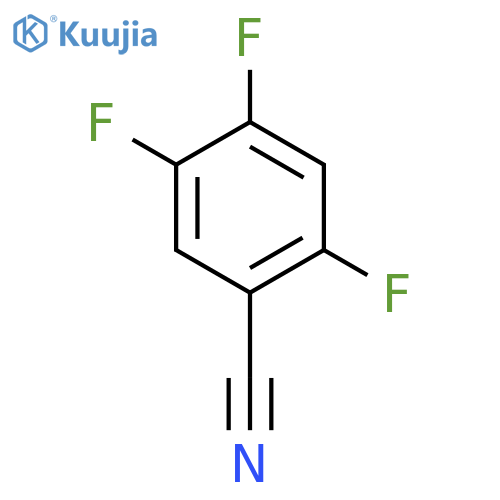 2,4,5-Trifluorobenzonitrile structure