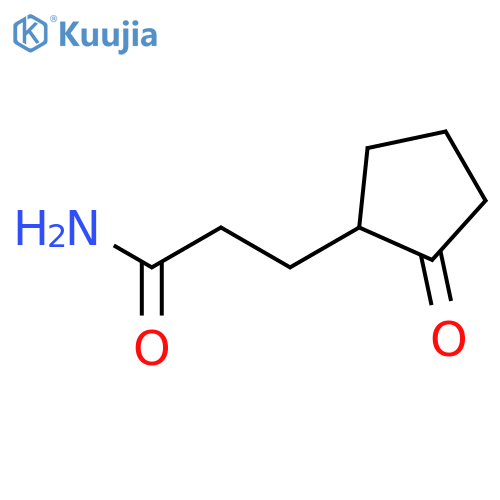 Cyclopentanepropanamide, 2-oxo- structure