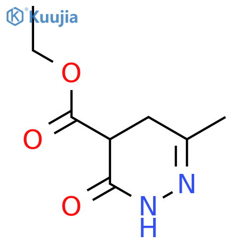 Ethyl 6-methyl-3-oxo-2,3,4,5-tetrahydropyridazine-4-carboxylate structure