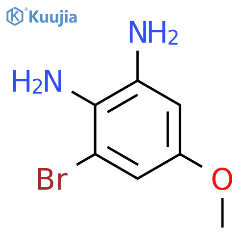 3-Bromo-5-methoxybenzene-1,2-diamine structure