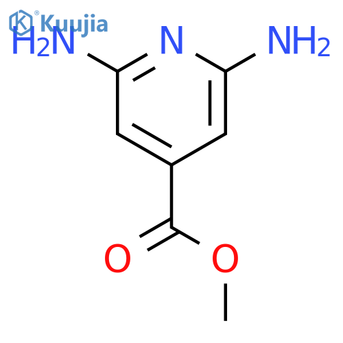 2,6-diamino-4-Pyridinecarboxylic acid methyl ester structure