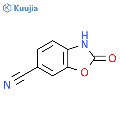 2-oxo-2,3-dihydro-1,3-benzoxazole-6-carbonitrile structure