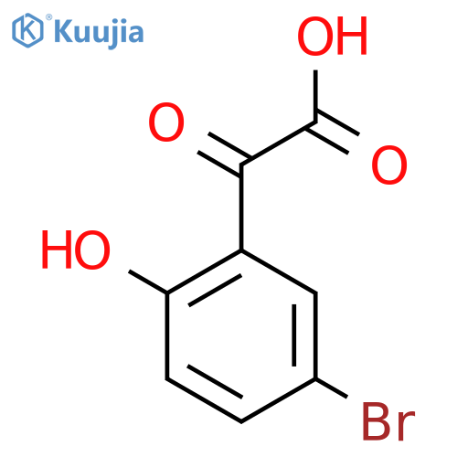 2-(5-Bromo-2-hydroxyphenyl)-2-oxoacetic acid structure