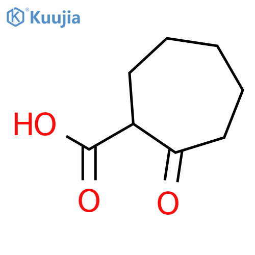 2-oxocycloheptane-1-carboxylic acid structure