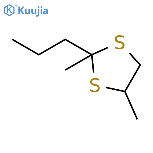 2,4-dimethyl-2-propyl-1,3-dithiolane structure