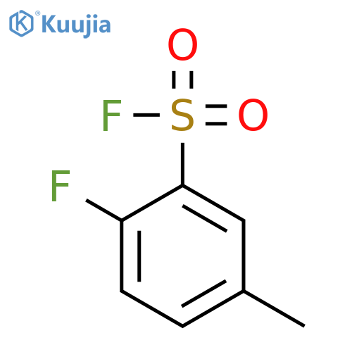 2-fluoro-5-methylbenzene-1-sulfonyl fluoride structure