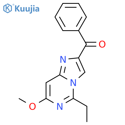 Methanone, (5-ethyl-7-methoxyimidazo[1,2-c]pyrimidin-2-yl)phenyl- structure