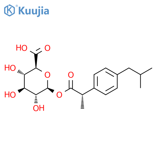 Dexibuprofen-acyl-β-d-glucuronide structure