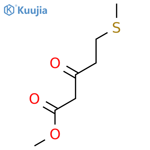 methyl 5-(methylsulfanyl)-3-oxopentanoate structure