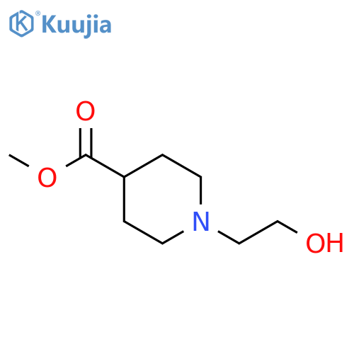 methyl 1-(2-hydroxyethyl)piperidine-4-carboxylate structure
