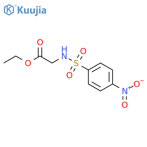 Glycine, N-[(4-nitrophenyl)sulfonyl]-, ethyl ester structure
